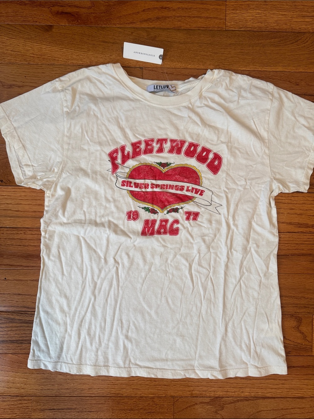 Fleetwood Mac graphic tee, size M never worn